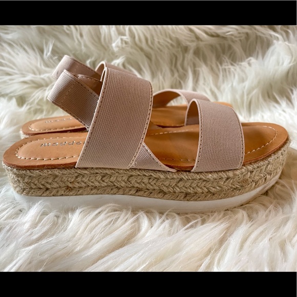Madden Girl Shoes - Madden Girl Espadrille Platform Sandals, Size 5.5
